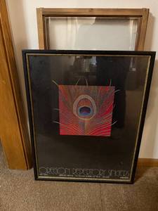 lot 92 image: Framed Oregon Repertory Singers Art Poster with Extra Wood Frame