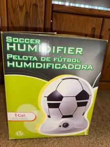lot 105 image: Soccer Ball Humidifier with 1 Gallon Capacity