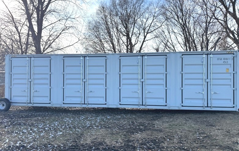 lot 450 image: MMPU4046114  40 Ft High Cube Sea Container with 4 Sets of Side Doors