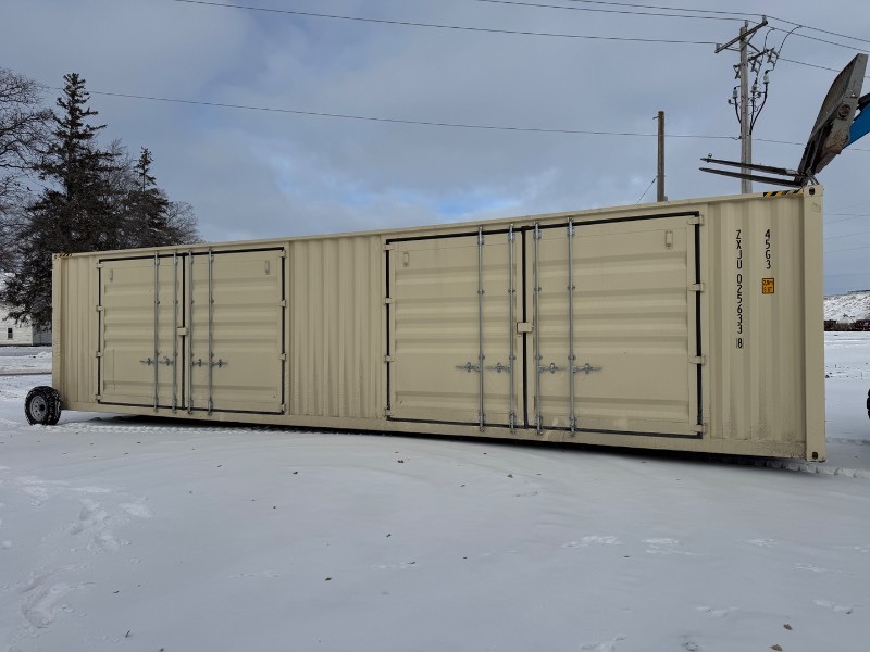 lot 475 image: ZXJU0256338  Sea Container with 2 Extra Wide Side Doors, 40HC, Single Trip