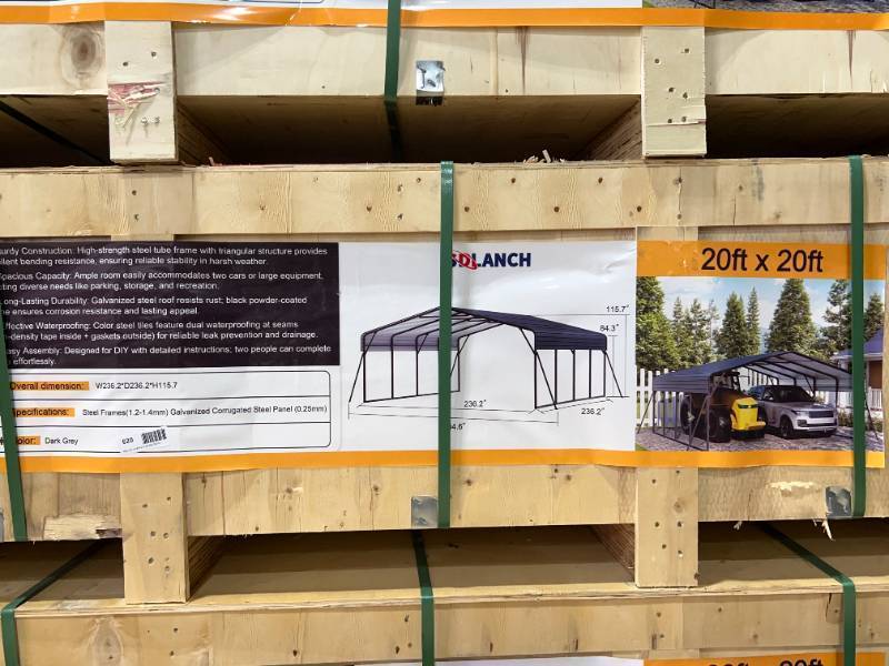 lot 920 image: SDLANCH High End Carport 20 x 20 (SDLC2020)