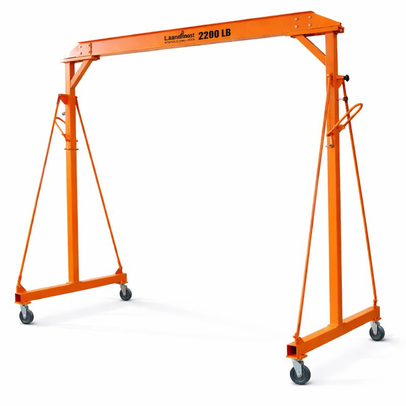 lot 9006 image: Landhonor 2200-LB Adjustable Height All-Steel Gantry Crane (LHR-AGC2200)