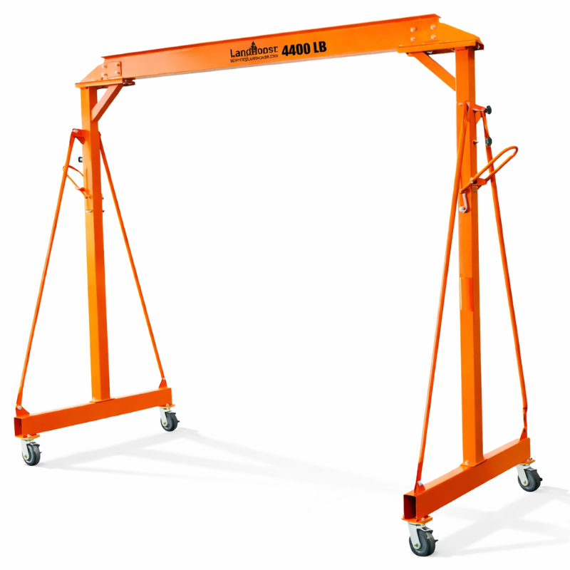lot 9007 image: Landhonor 4400-LB Adjustable Height All-Steel Gantry Crane (LHR-AGC4400)
