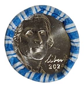 lot 37 image: 2024-D Rare Low Mintage Nickels Roll - Uncirculated Quality