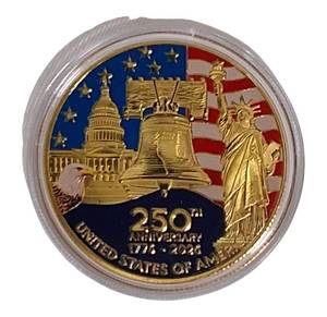 lot 51 image: Limited mintage 250th Anniversary Token for 2026.