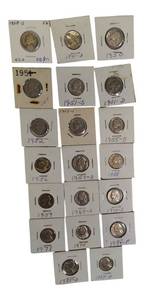 lot 56 image: Huge Lot of Jefferson Nickels Find Your Treasure from Old to New