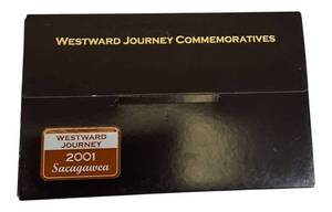 lot 64 image: 2001 Sacagawea Coins Westward Journey Commemoratives from the P and D mints.