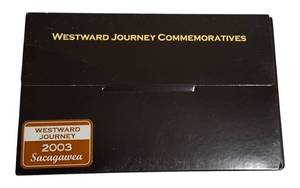 lot 66 image: 2003 Sacagawea Coins Westward Journey Commemoratives from the P and D mints.