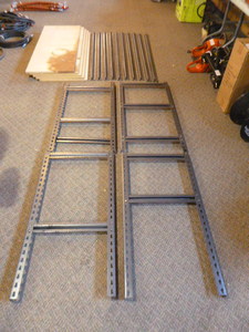 lot 34 image: 5-Tier Adjustable Steel Frame Shelving