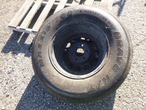 lot 99 image: Maxxis 750 Bravo Spare Tire with Rim