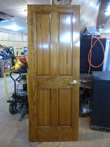 lot 105 image: Solid Wood Door