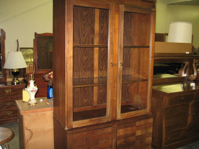 2 piece Lighted China Cabinet