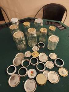 lot 196 image: Vintage  Mason jars