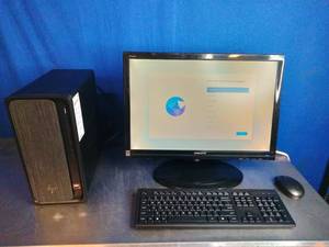 HP OmniDesk Desktop PC, AMD Ryzen 5, 8 GB RAM,