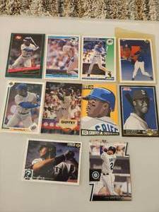 lot 192 image: Collection of Ken Griffey Jr. Baseball Cards.