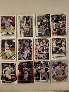 lot 191 image: Collection of Various Aaron Judge Baseball Trading Cards.