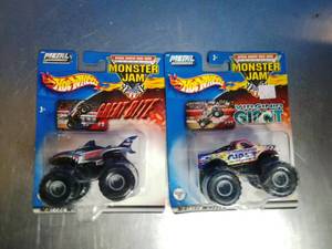 lot 51 image: Hot Wheels Monster Jam die-cast toy trucks.