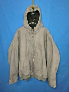 Carhartt Canvas Duck Insulated Hooded Work Coat. - Size 2XL