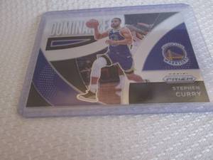 lot 15 image: 2021-22 Prizm Stephen Curry Dominan...