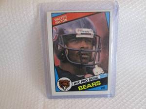 lot 42 image: 1984 Topps Walter Payton Card...