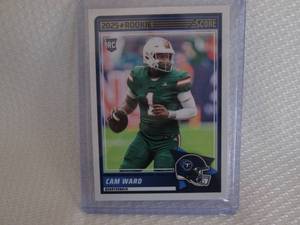 lot 61 image: 2025 Score Cam Ward Rookie Card...