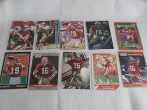 lot 81 image: Assorted Joe Montana Cards...