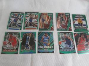 lot 86 image: Prizm Draft Picks Green Prizm Rook...