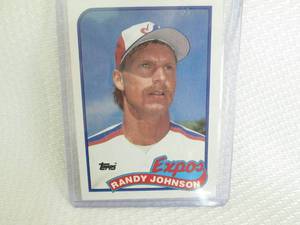 lot 90 image: 1989 Topps Randy Johnson Rookie Car...