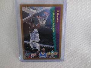 lot 104 image: 1992-93 Fleer Shaquille ONeal Rook...
