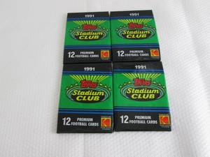 lot 117 image: 4-1991 Stadium Club Series 1 Footba...