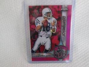lot 120 image: 2024 Chrome Peyton Manning Pink All...