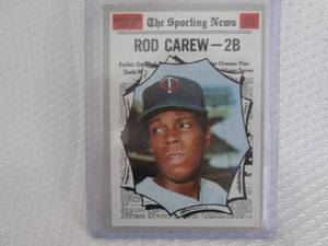 lot 127 image: 1970 Topps Rod Carew Card...