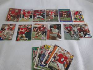lot 136 image: Steve Young Cards...