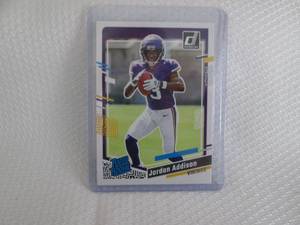 lot 137 image: 2023 Donruss Jordan Addison Rookie ...