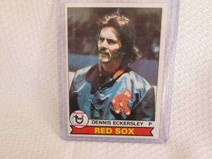 lot 154 image: 1979 Topps Dennis Eckersley Card...