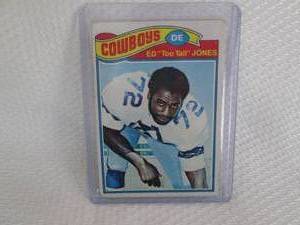 lot 157 image: 1977 Topps Ed Jones Card...