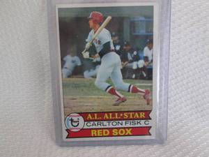 lot 169 image: 1979 Topps Carlton Fisk Card...
