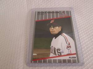 lot 170 image: 1989 Fleer Ricky Vaughn Custom Card...