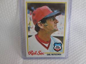 lot 182 image: 1978 Topps Carl Yastrzemski Card...
