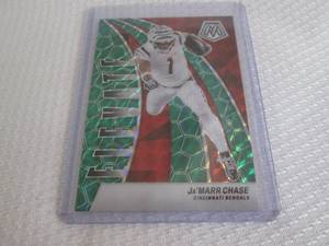 lot 183 image: 2023 Mosaic JaMarr Chase Green Priz...