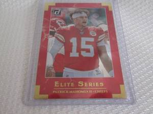 lot 186 image: 2020 Donruss Patrick Mahomes Elite ...