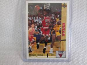lot 189 image: 1991-92 Upper Deck Michael Jordan C...