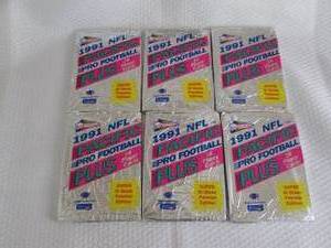 lot 200 image: 6-1991 Pacific Pro Football Plus Pa...