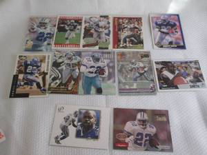 lot 204 image: Assorted Emmitt Smith Cards...
