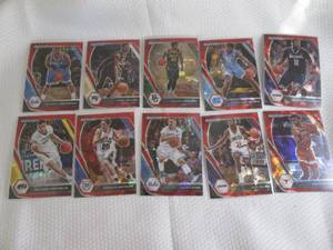 lot 205 image: 2021 Prizm Draft Picks Red Prizm Ca...