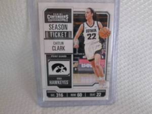 lot 206 image: 2024 Contenders Caitlin Clark Card...