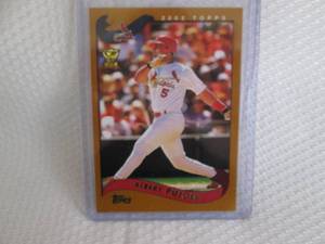 lot 209 image: 2002 Topps Albert Pujols Rookie Cup...