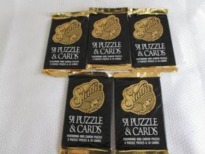 lot 210 image: 5-1991 Studio Baseball Packs...