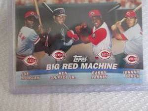 lot 212 image: 200 Topps Ken Griffey JR Big Red Ma...
