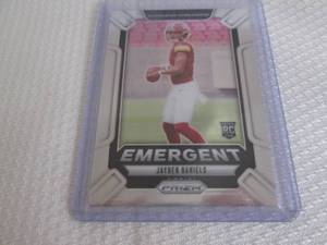 lot 217 image: 2024 Prizm Jayden Daniels Rookie Em...